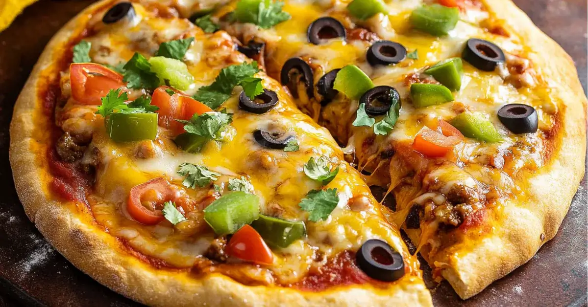 Homemade Mexican Pizza