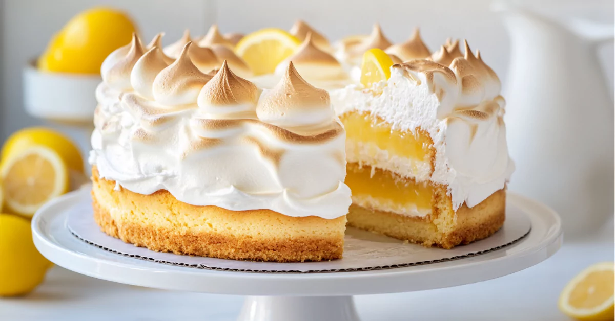 Lemon Meringue Cake Recipe