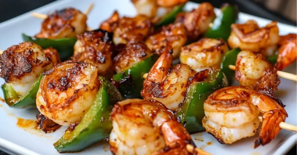 Jalapeño Popper Shrimp Skewers