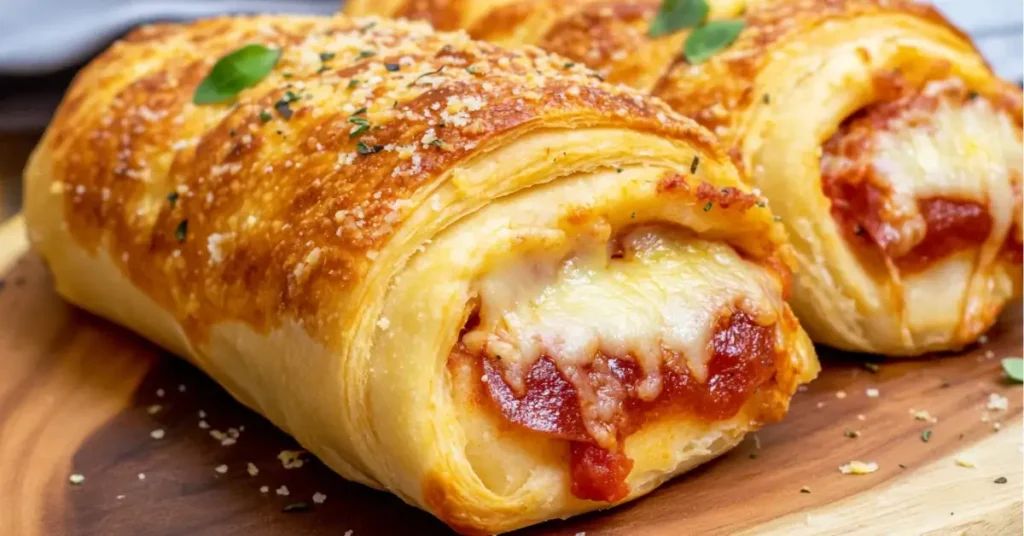 Pizza Stuffed Crescent Rolls