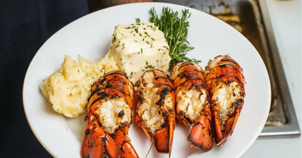 Garlic Herb Butter Lobster Tails