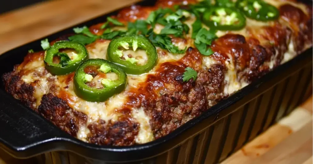 Smoky Jalapeño Popper Meatloaf