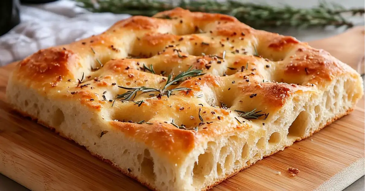 Big Bubbly Focaccia Recipe