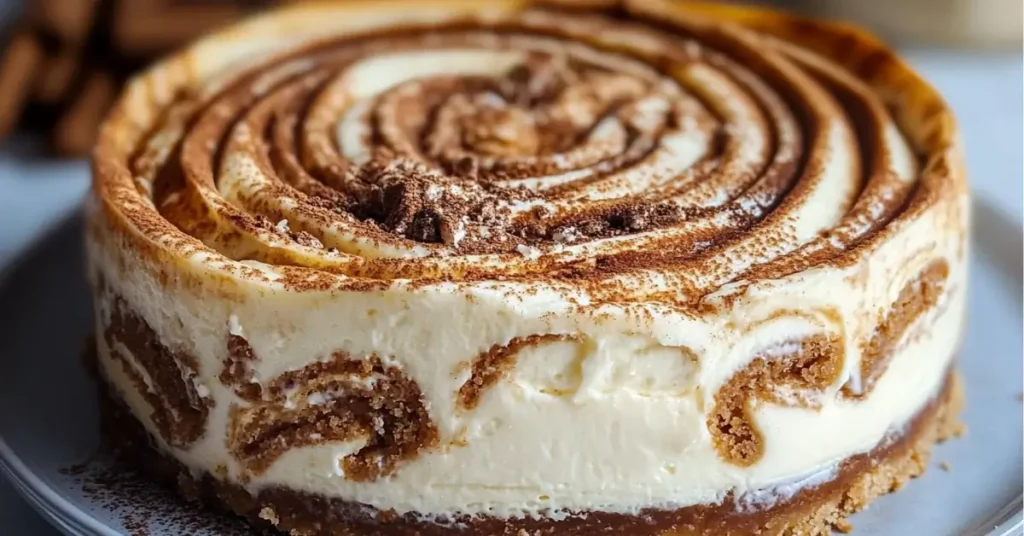 Cinnamon Roll Cheesecake Recipe