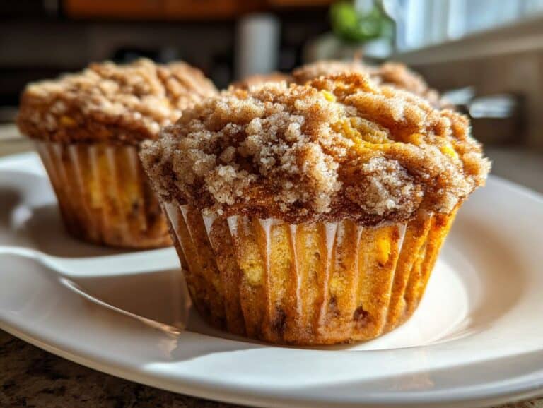 Apple Pumpkin Streusel Muffins