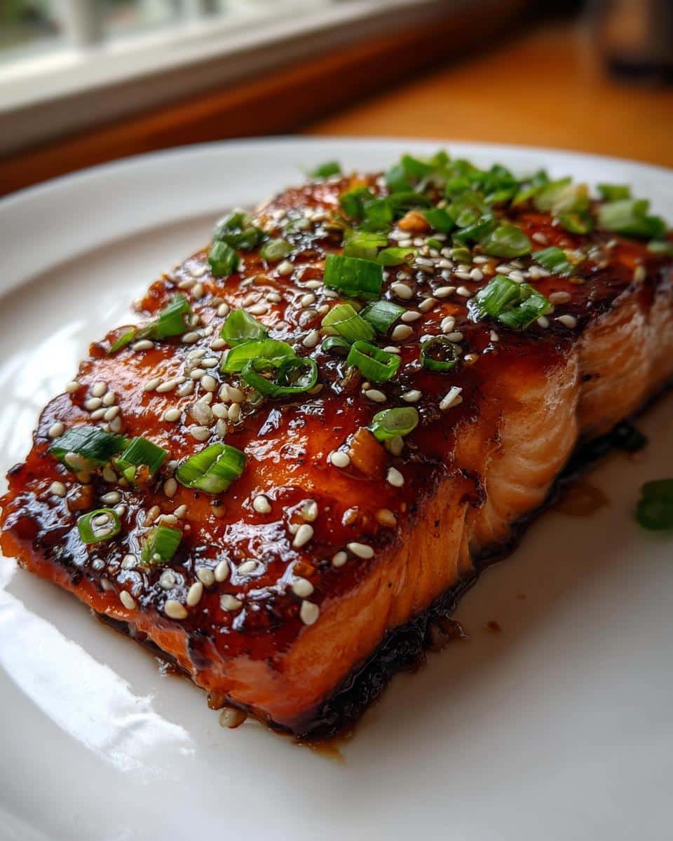 Baked Teriyaki Salmon - detail 2