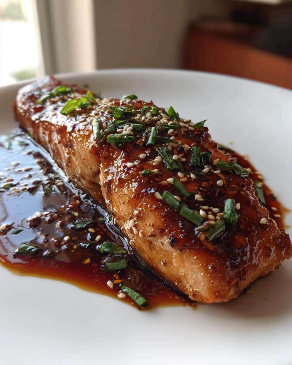 Baked Teriyaki Salmon - detail 3