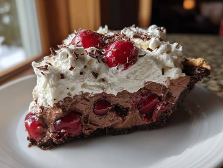 Chocolate Cherry Cream Pie