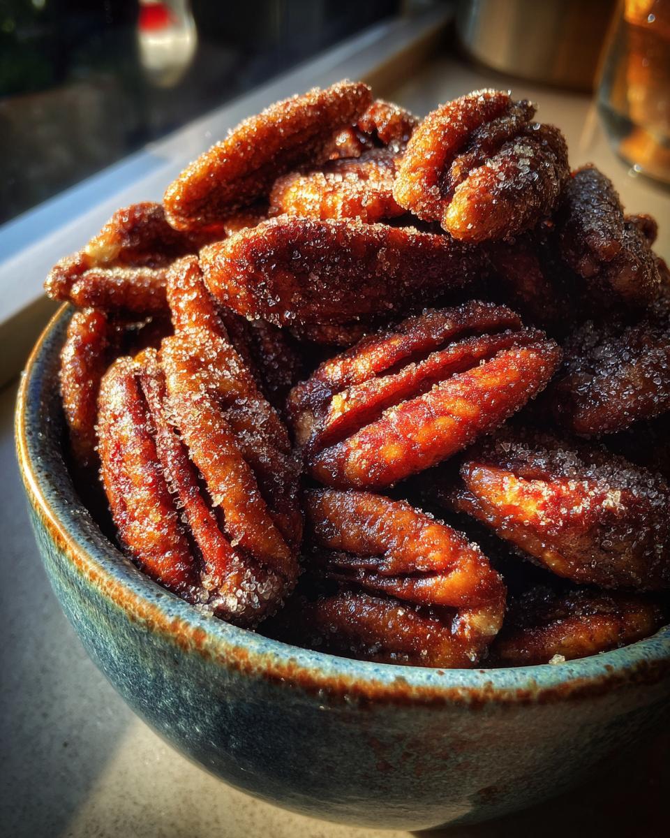 Cinnamon Roasted Pecans - detail 1