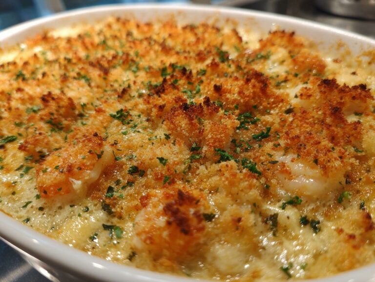 Creamy Seafood Gratin