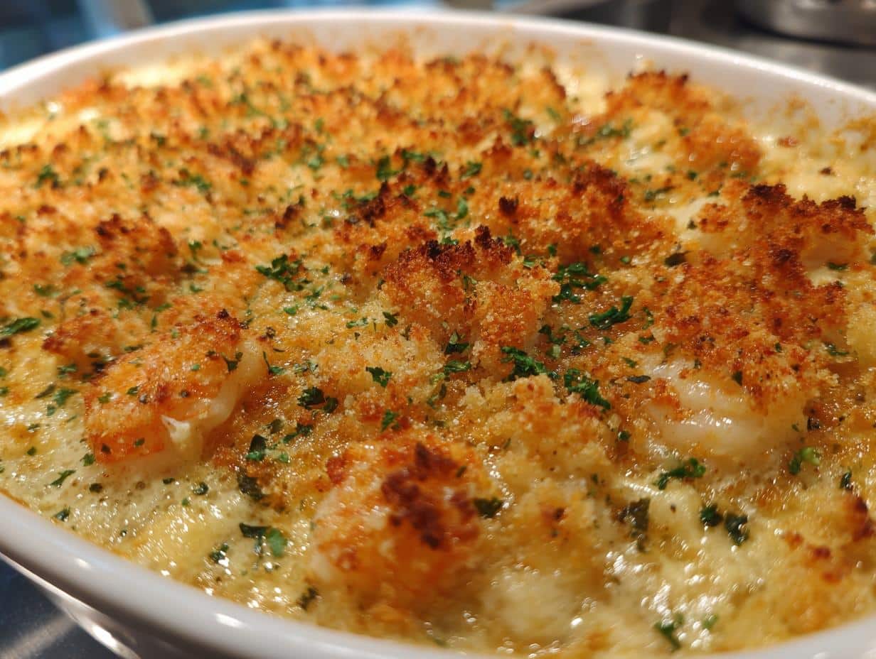 Creamy Seafood Gratin
