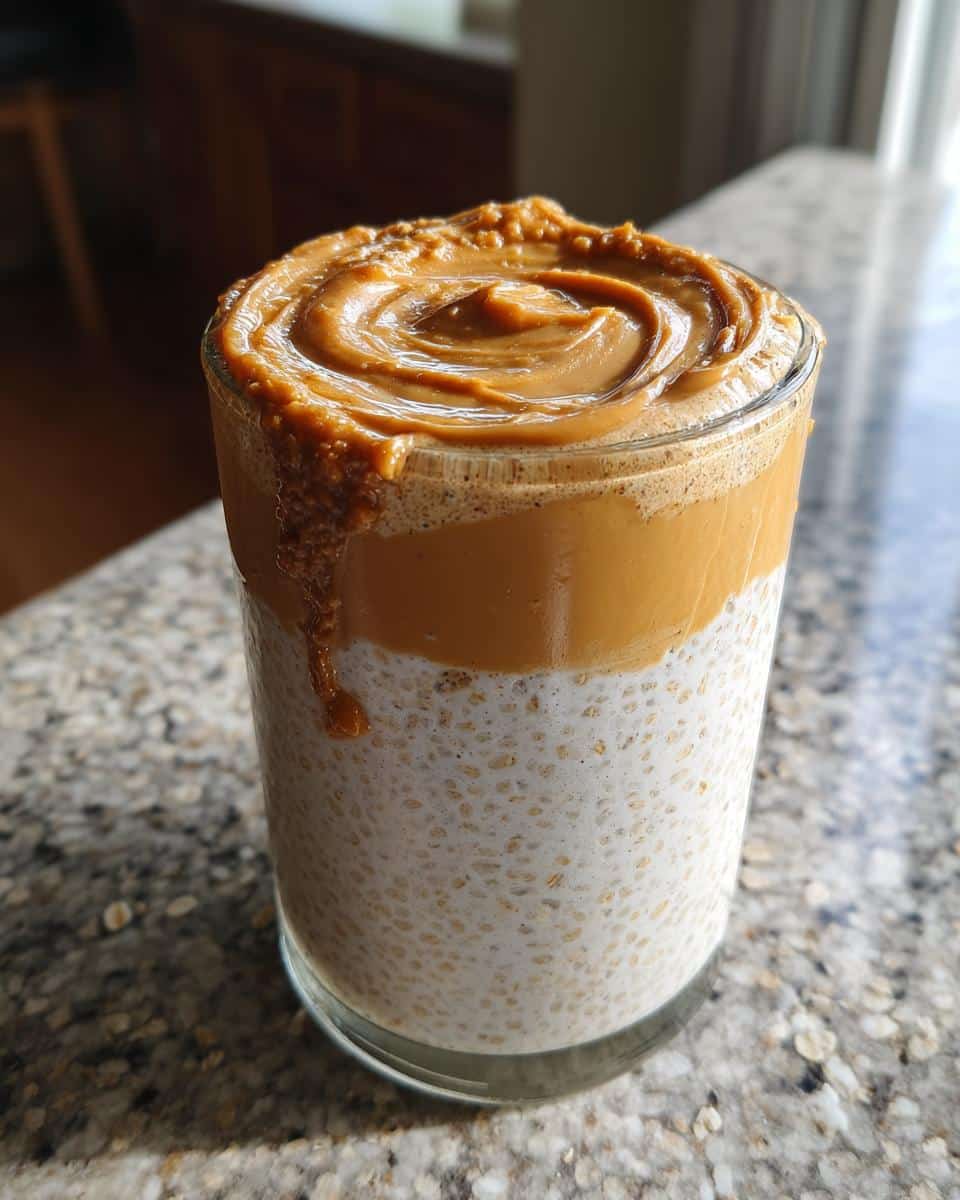High-Protein Peanut Butter Overnight Oats - detail 1
