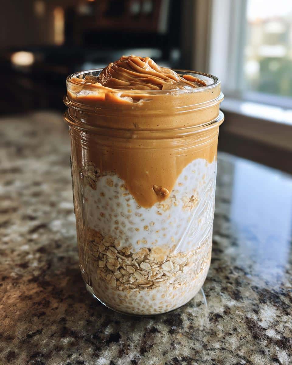 High-Protein Peanut Butter Overnight Oats - detail 2