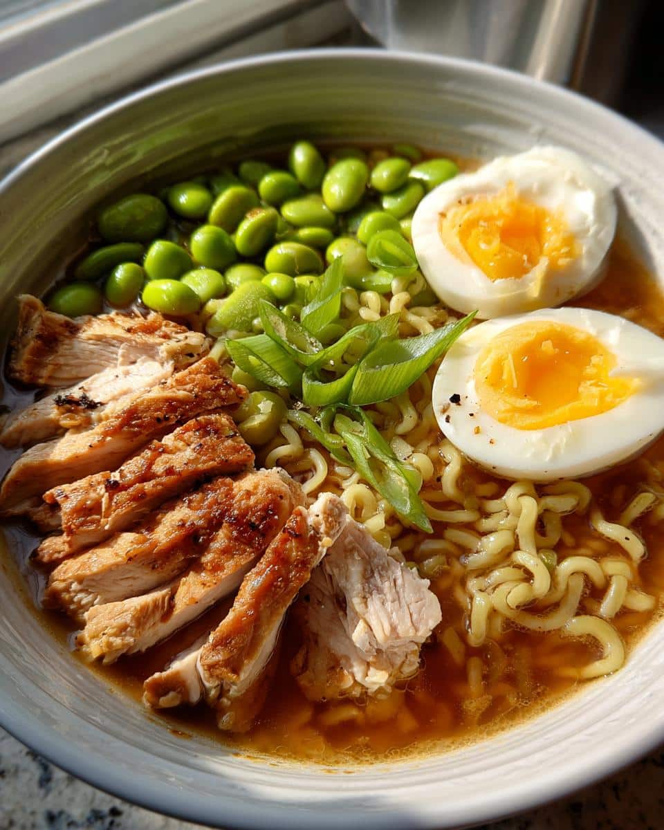 High Protein Ramen Noodle Bowl - detail 1