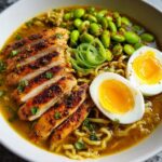 High Protein Ramen Noodle Bowl