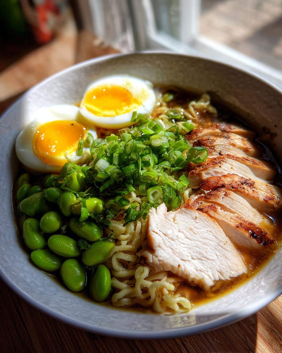 High Protein Ramen Noodle Bowl - detail 2
