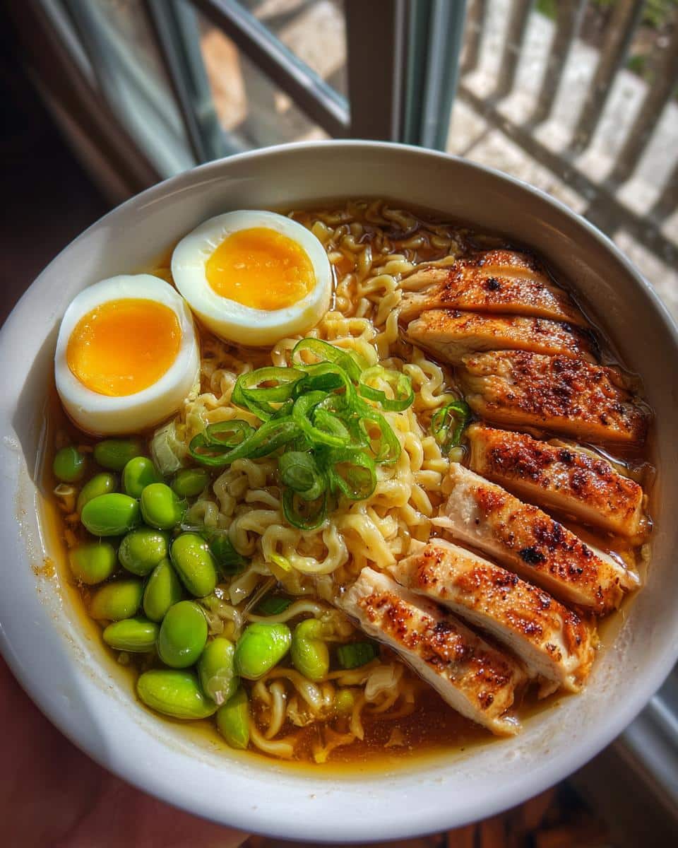 High Protein Ramen Noodle Bowl - detail 3