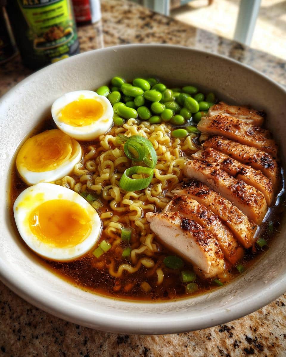 High Protein Ramen Noodle Bowl - detail 4
