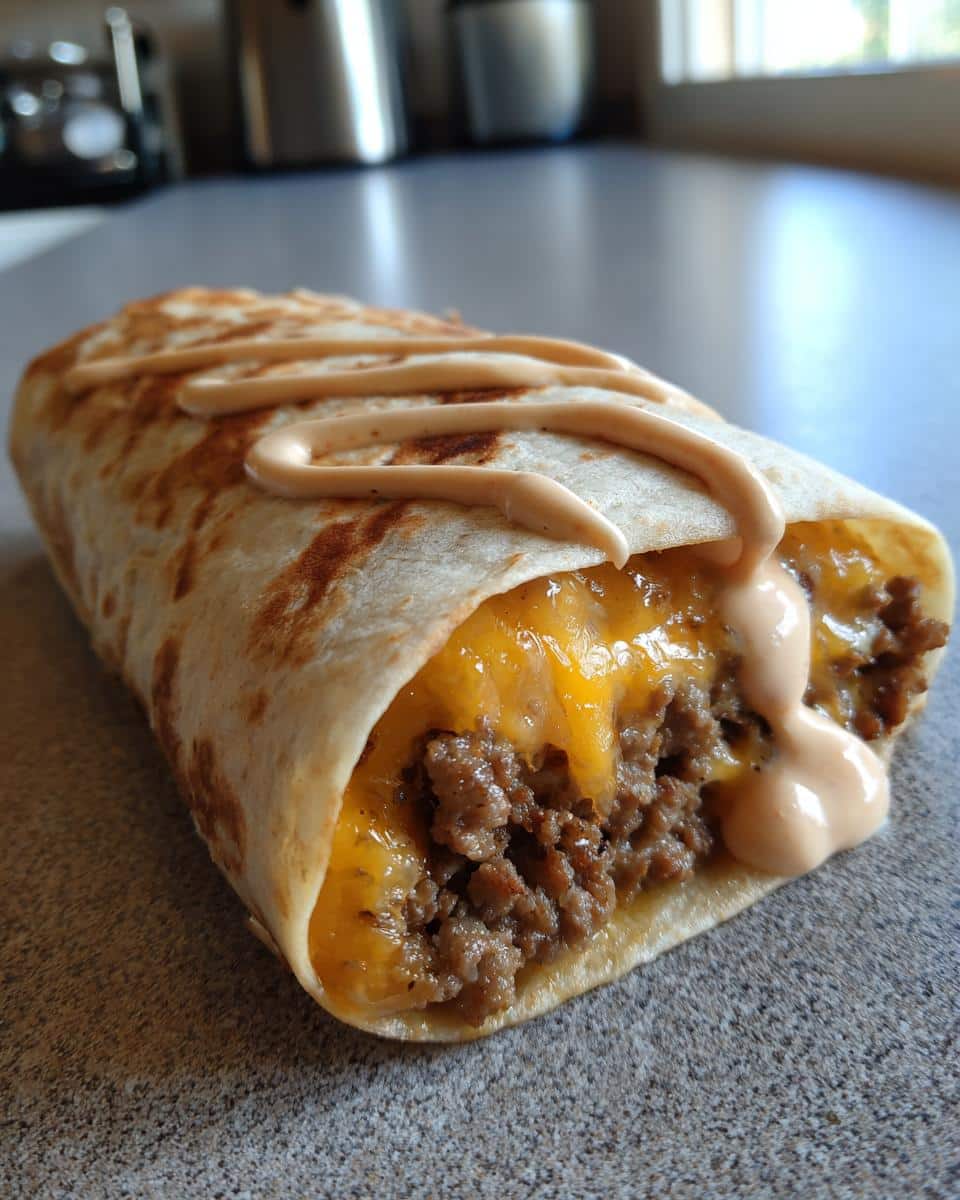 Homemade Big Mac Wraps With Special Sauce - detail 3
