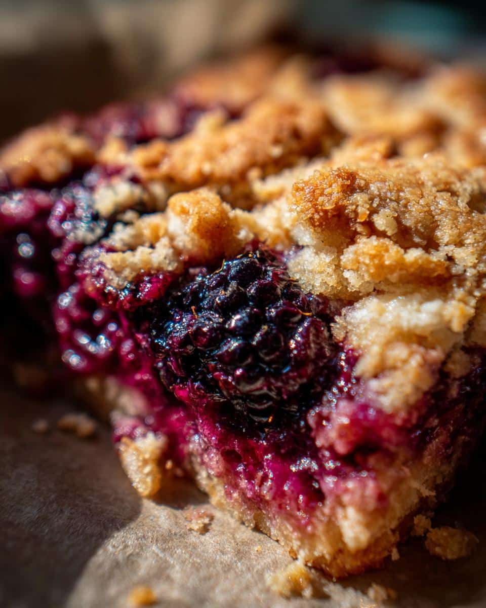 Homemade Blackberry Cobbler - detail 1