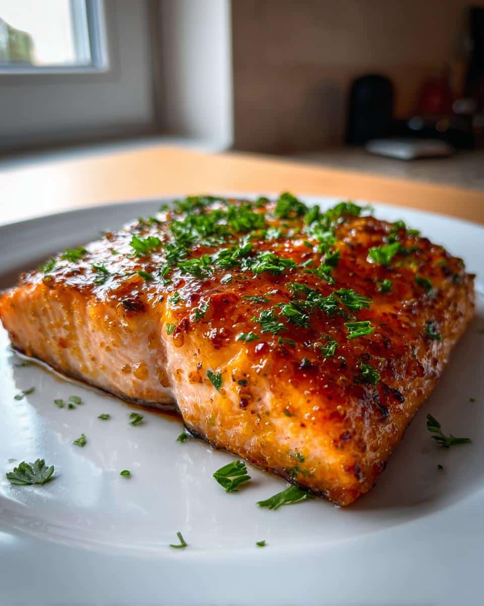 Honey Mustard Baked Salmon - detail 4