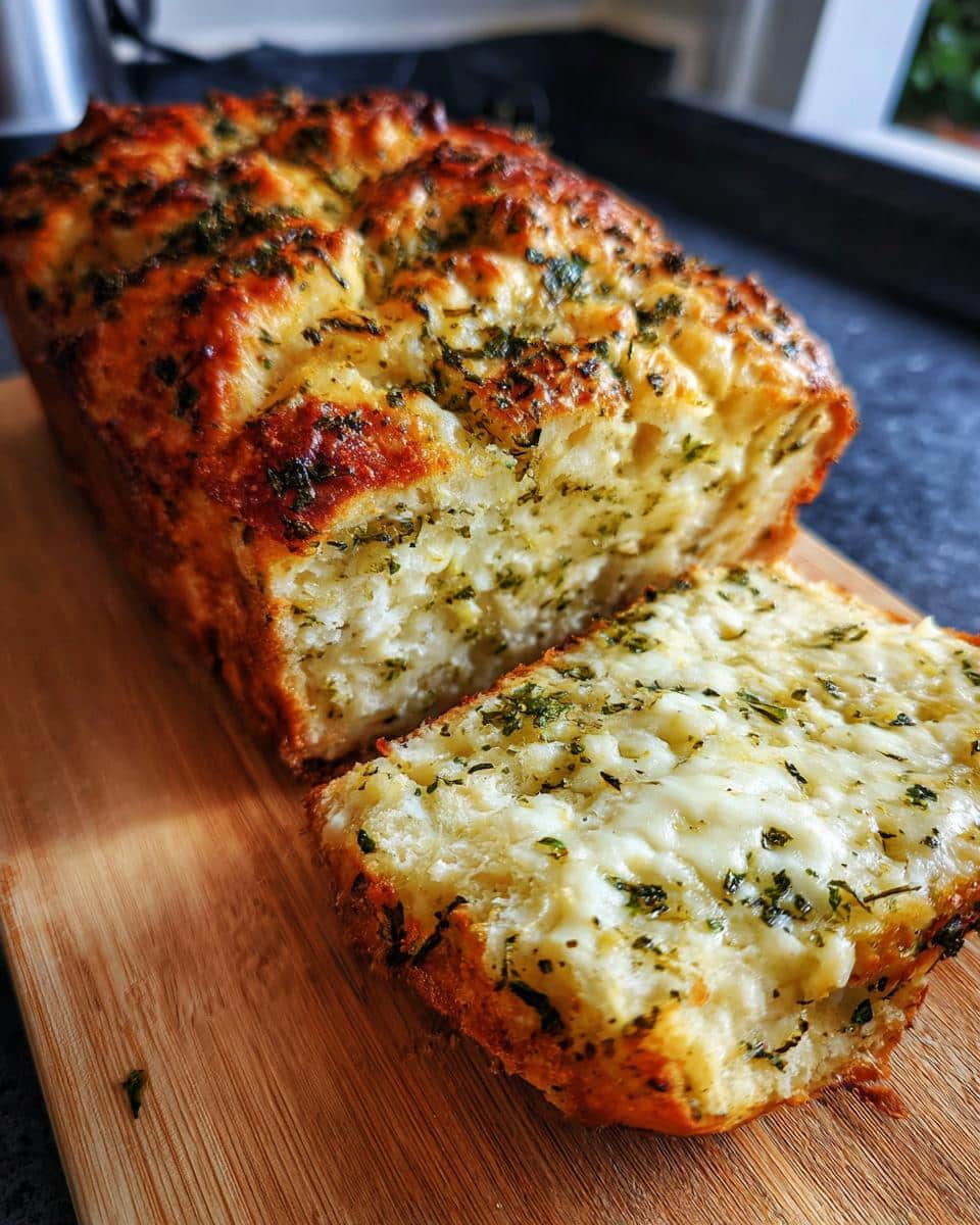 Italian Herb and Cheese Bread - detail 1