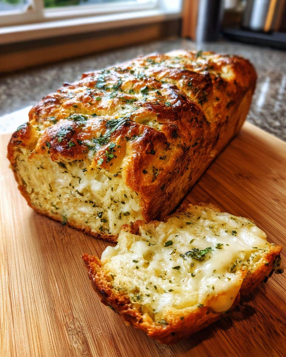 Italian Herb and Cheese Bread - detail 2
