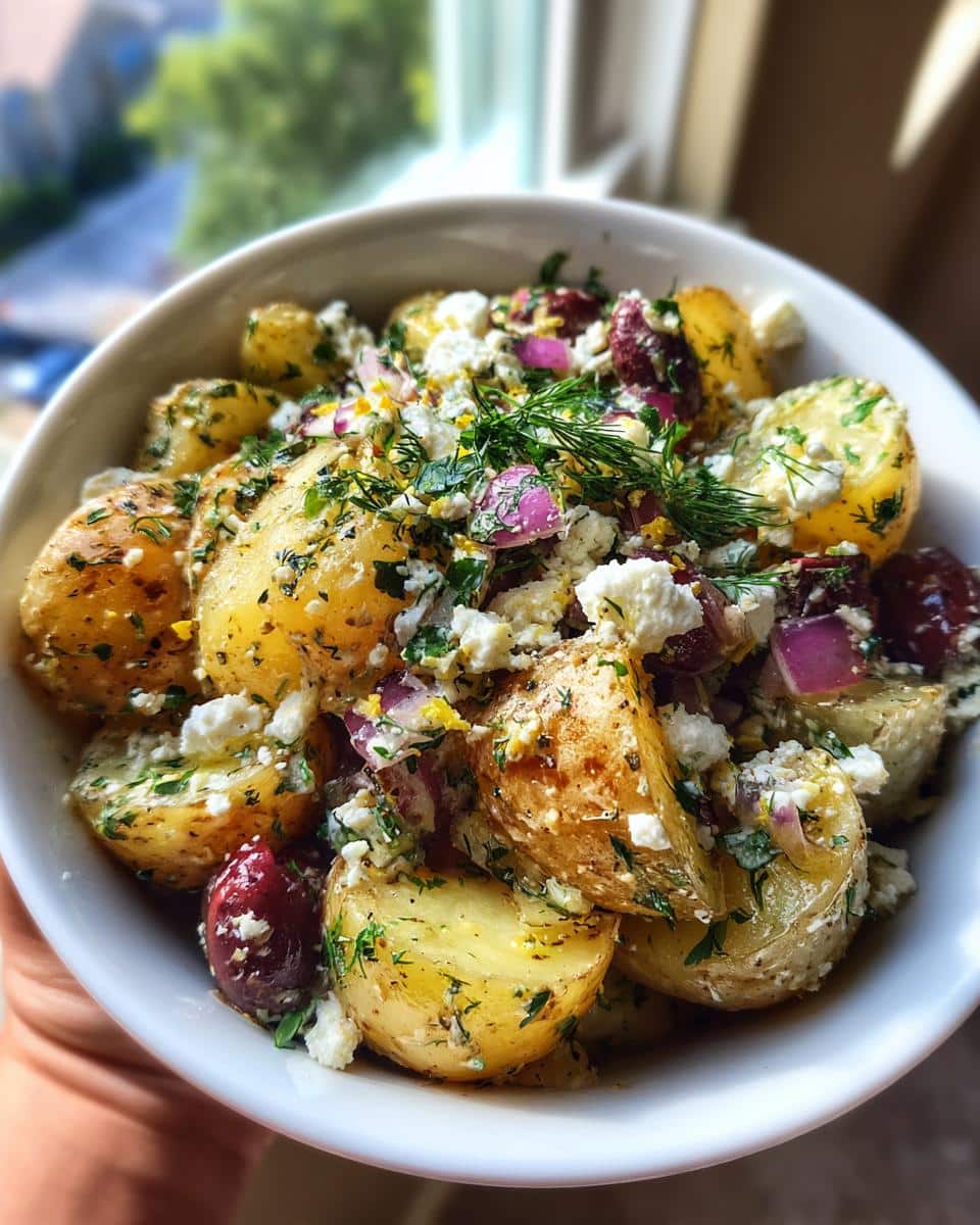 Mediterranean Potato Salad Recipe - detail 3