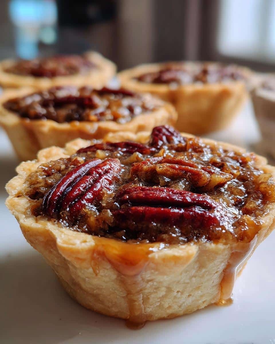 Mini pecan pies - detail 1
