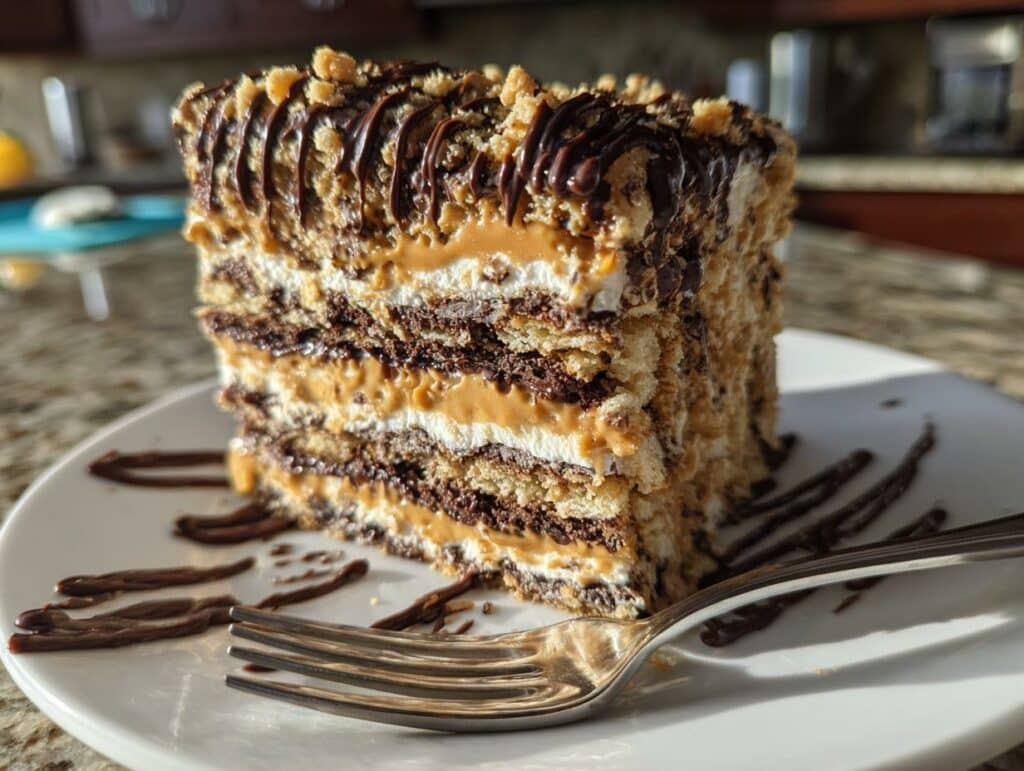 Peanut Butter Cup Icebox Cake