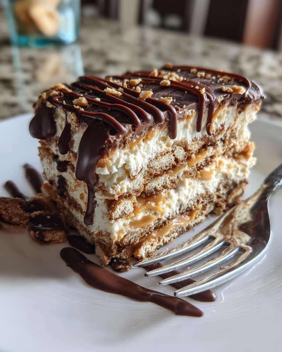 Peanut Butter Cup Icebox Cake - detail 2