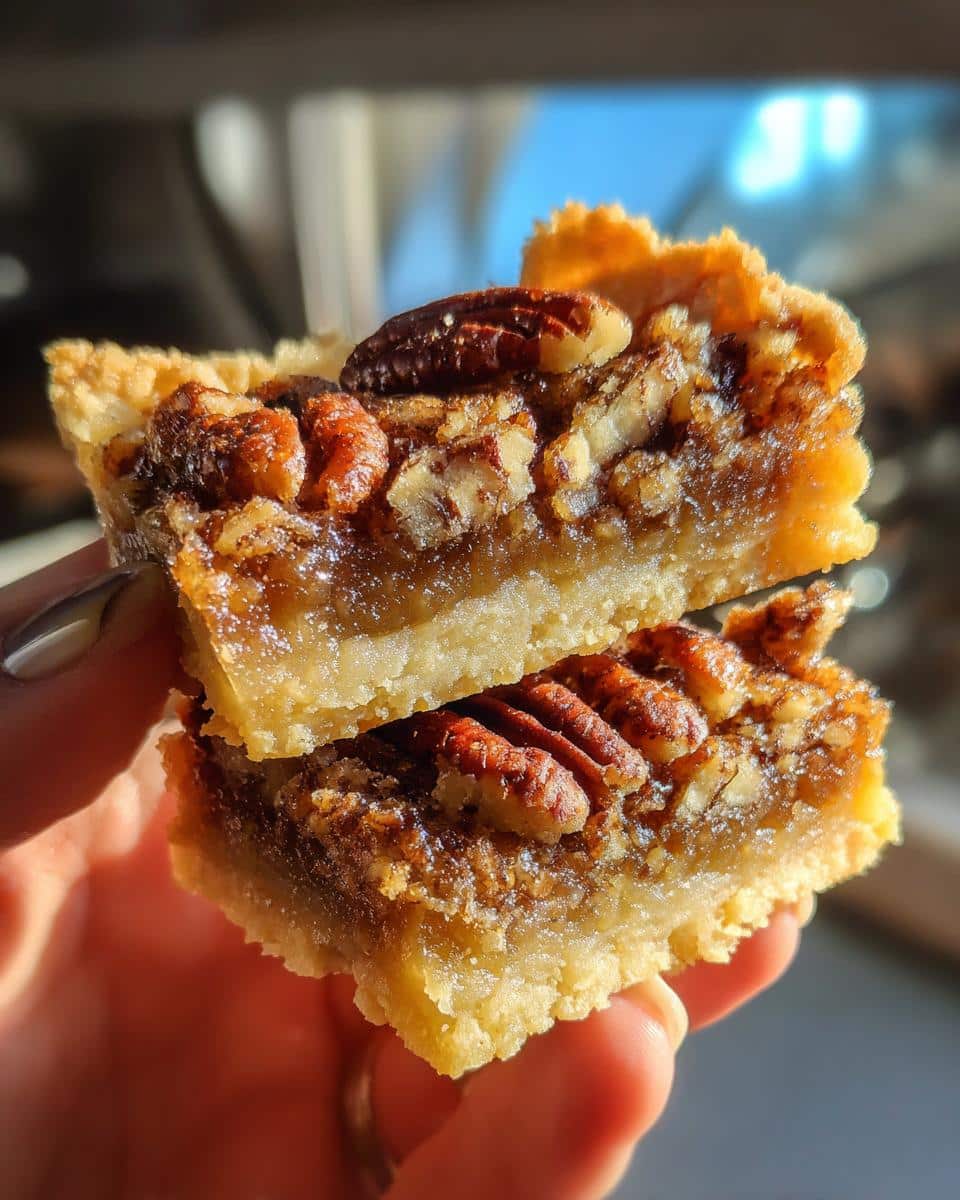 Pecan Pie Bars - detail 2