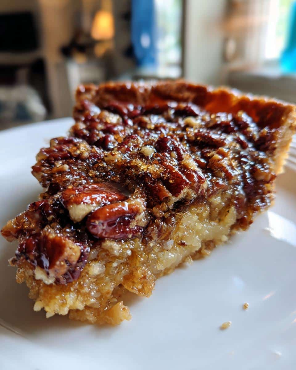 Pecan pie cobbler - detail 1