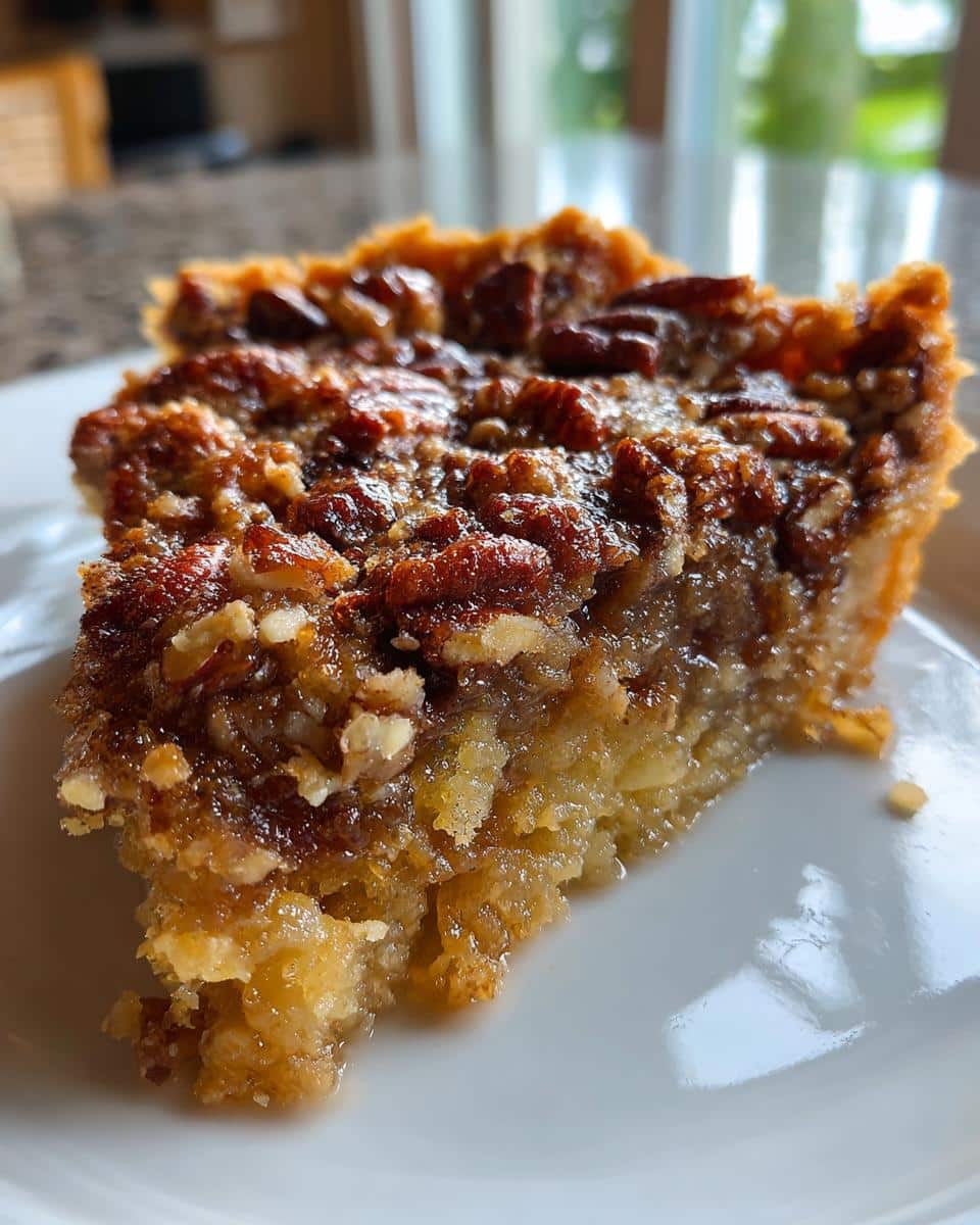 Pecan pie cobbler - detail 2