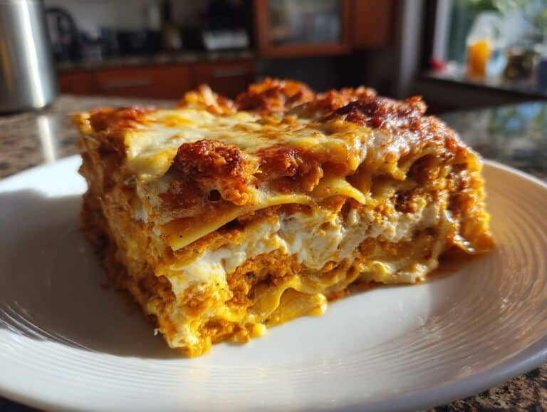 Pumpkin lasagna