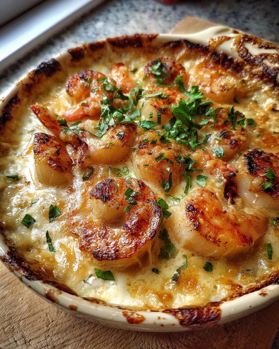 Savory Scallop & Shrimp Gratin - detail 4