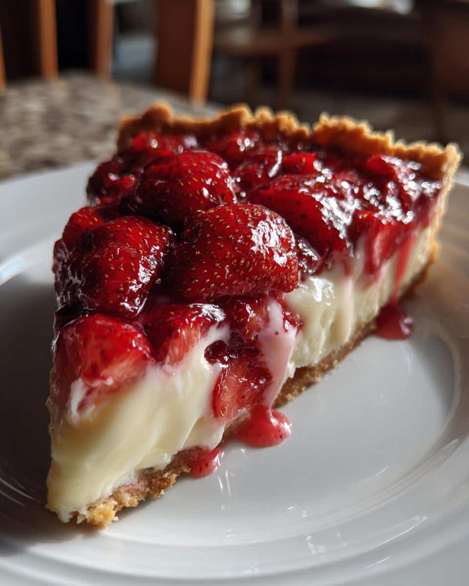 Strawberry Cream Cheese Pie - detail 2