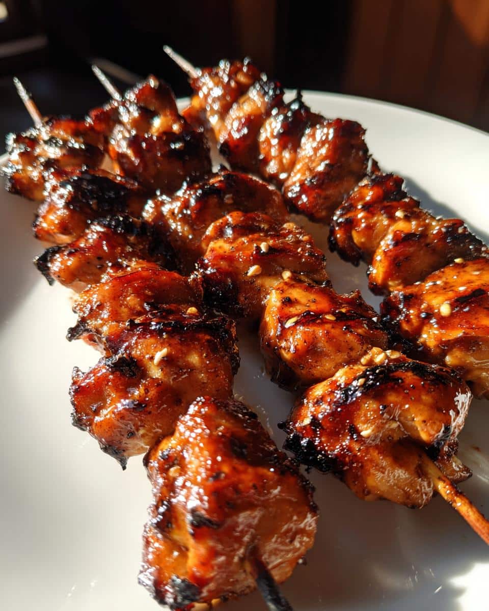Tender Bourbon-Glazed Chicken Skewers - detail 3