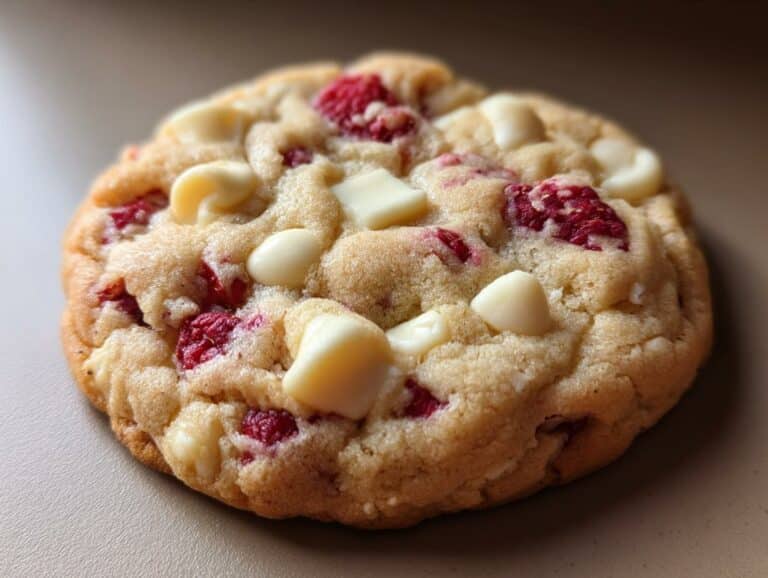 White Chocolate Raspberry Cookies