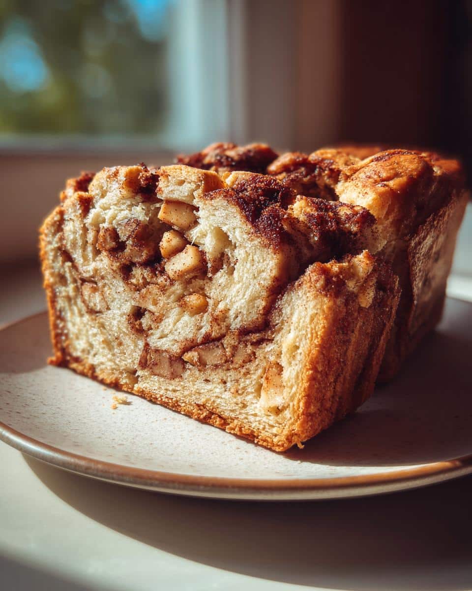 apple cinnamon bread - detail 1