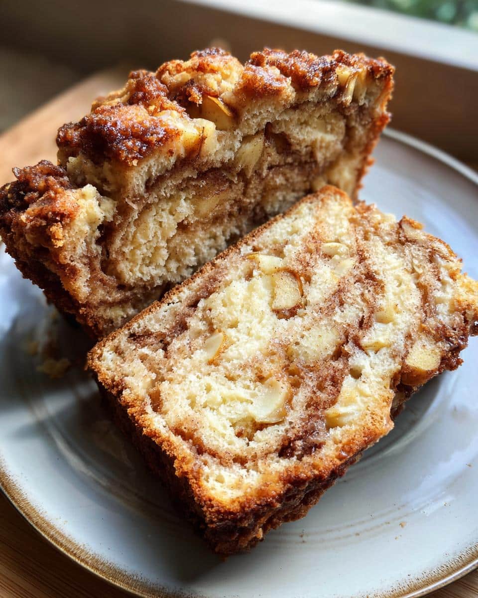 apple cinnamon bread - detail 2