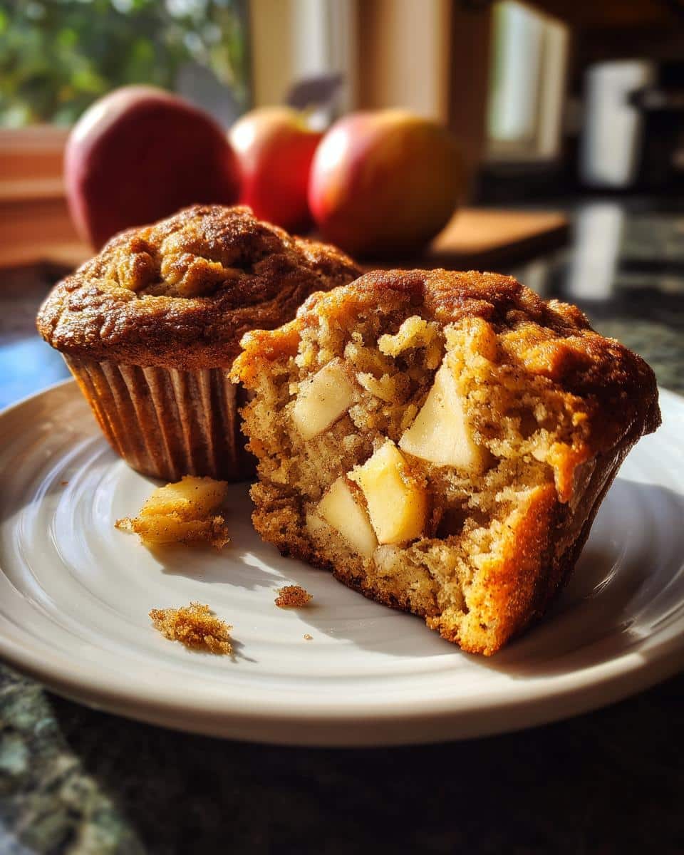 apple cinnamon muffins - detail 2