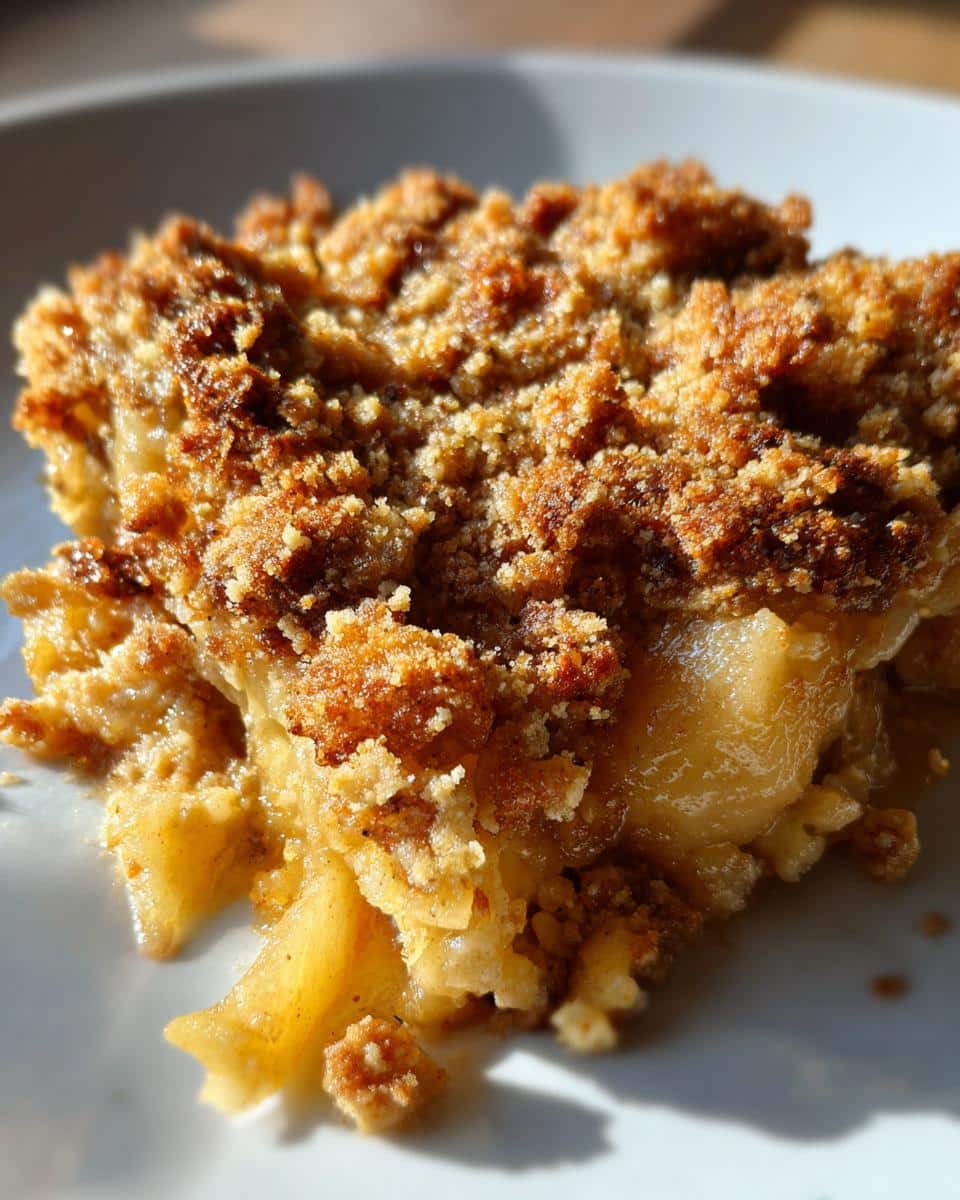 apple crumble - detail 2