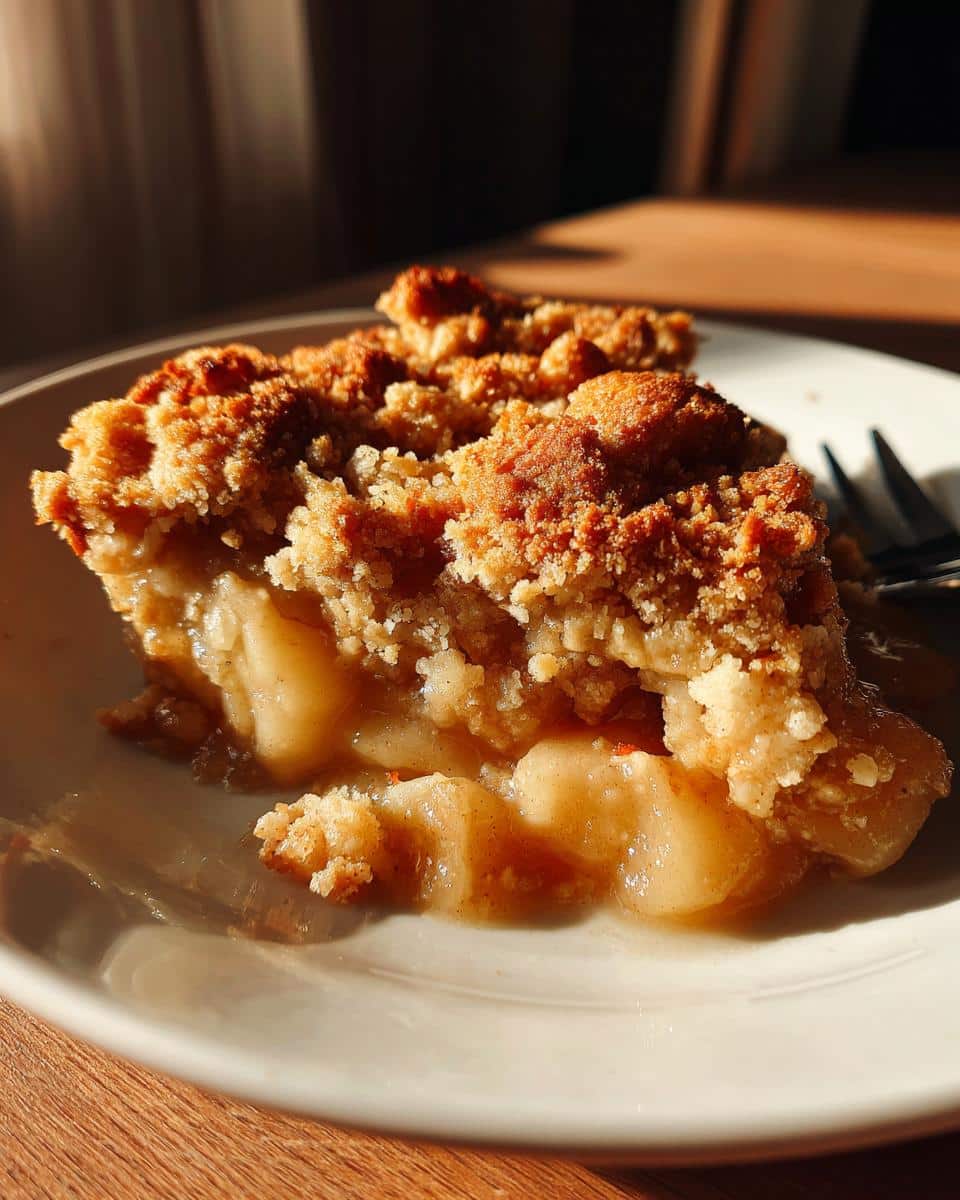 apple crumble - detail 3