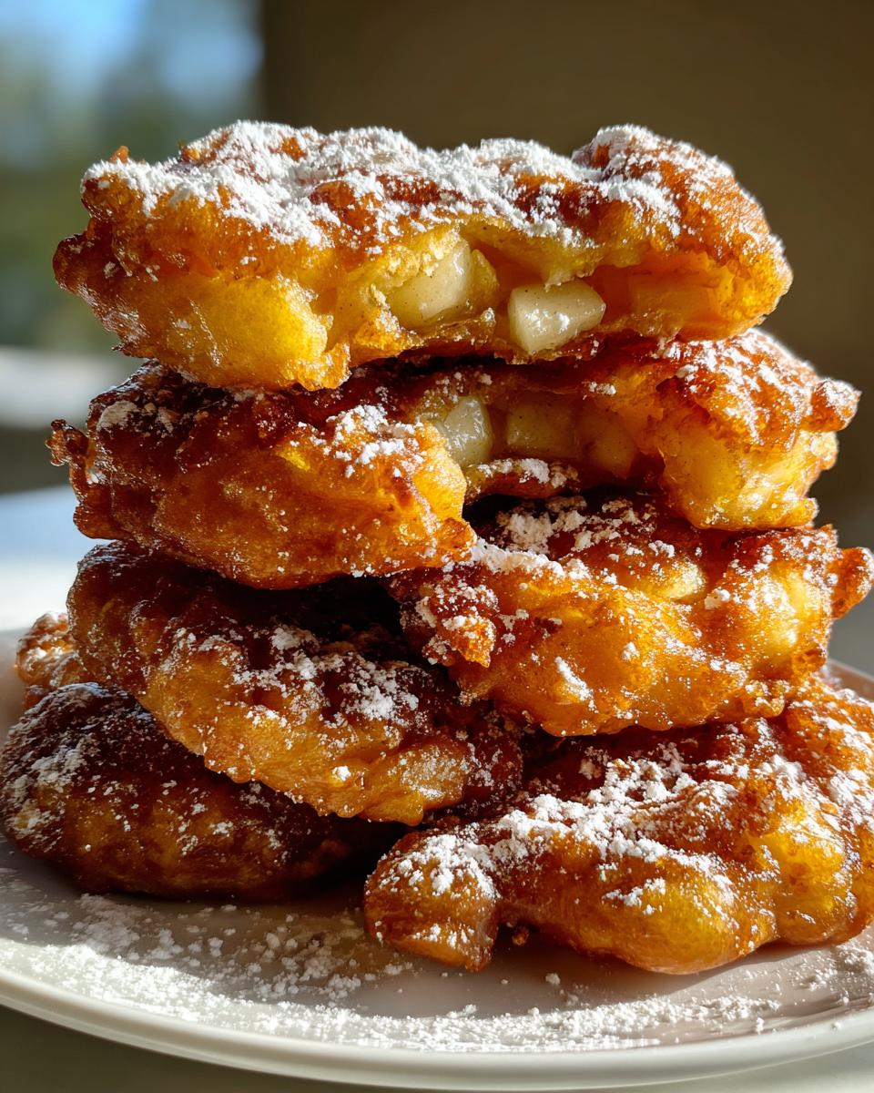 apple fritters - detail 3