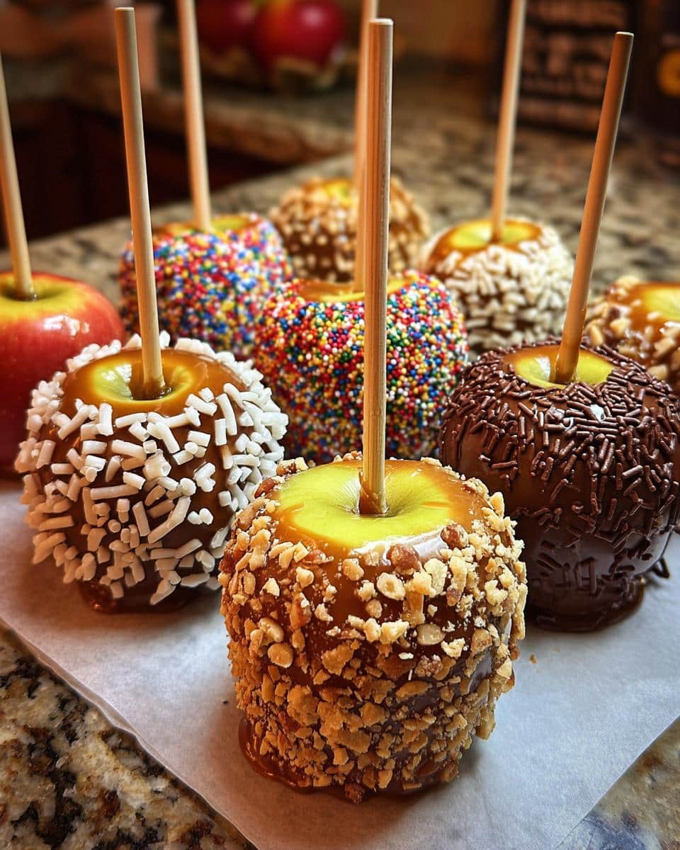 caramel apple bar - detail 1
