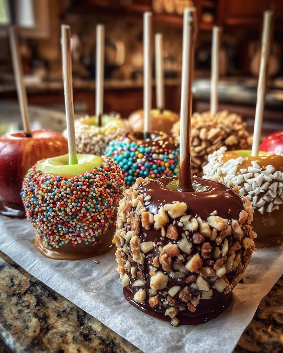 caramel apple bar - detail 2