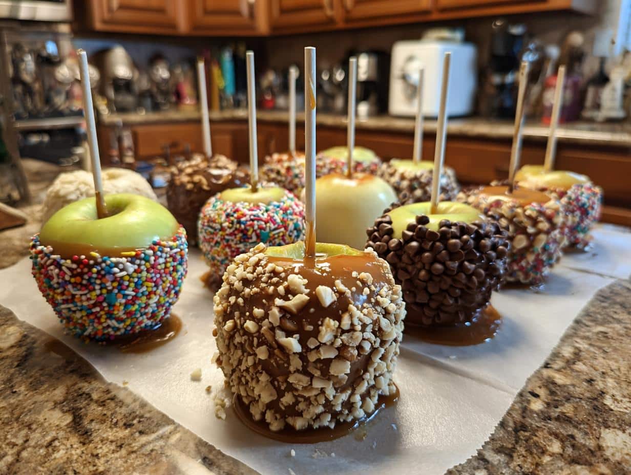 caramel apple bar