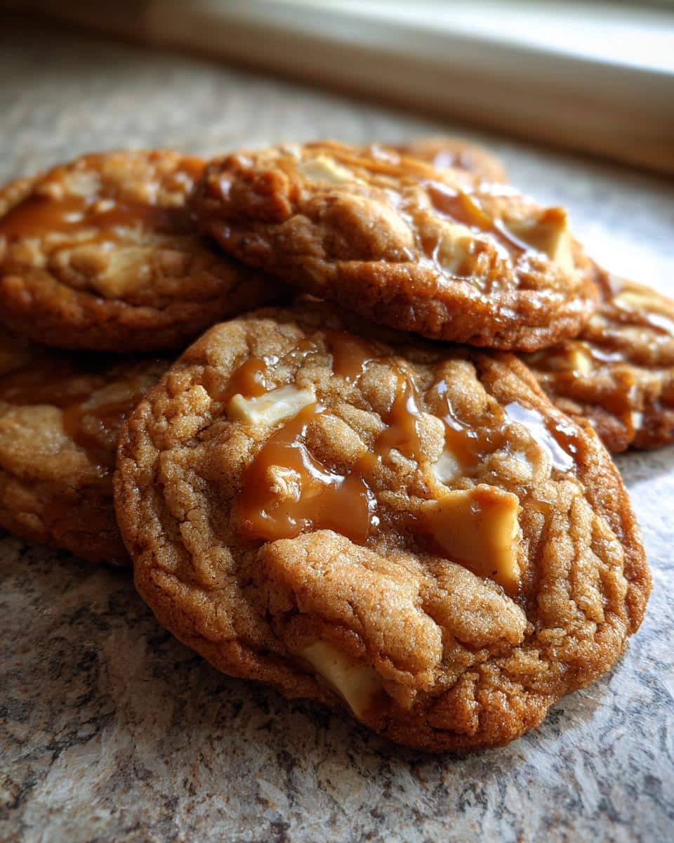 caramel apple cookies - detail 2