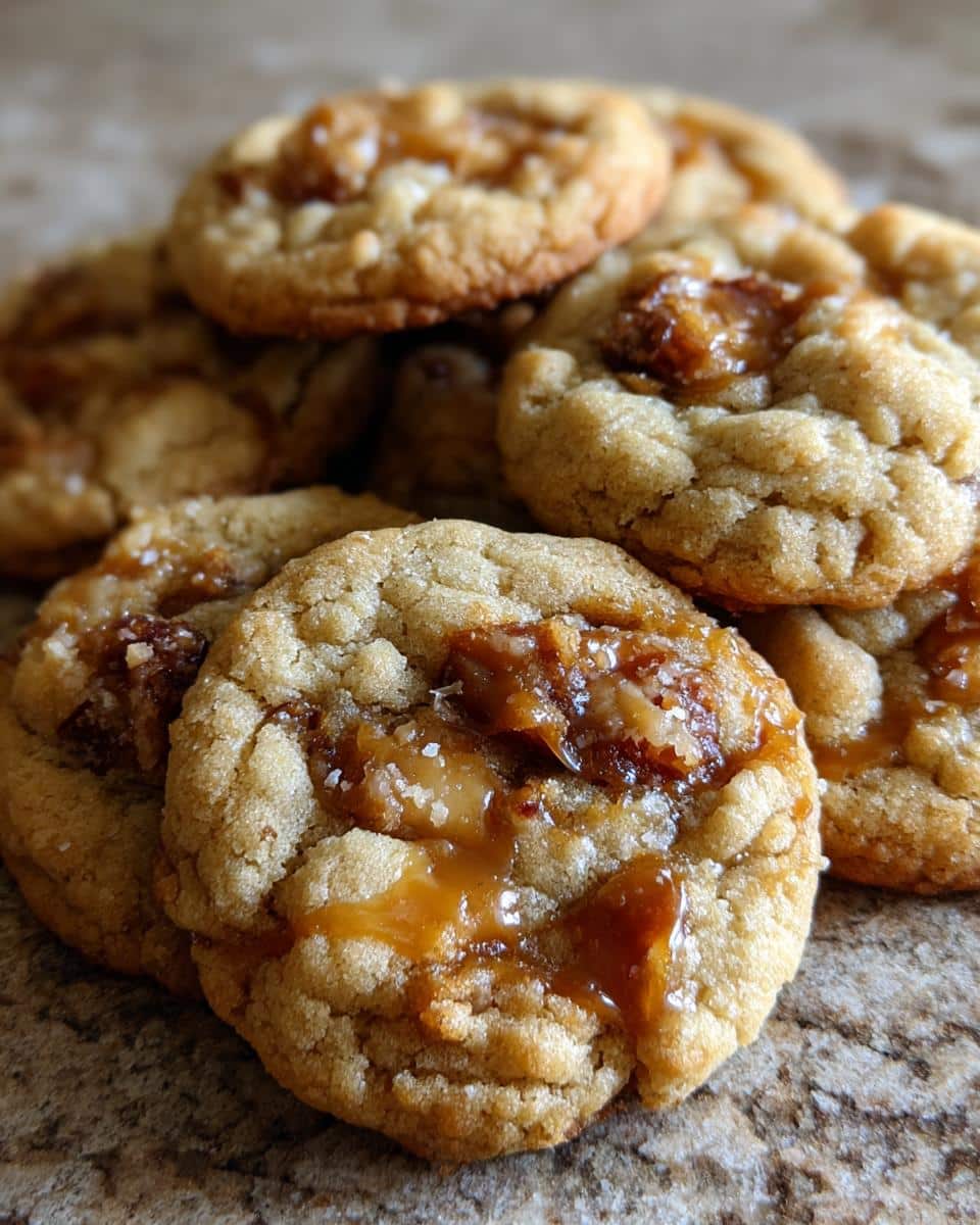 caramel apple cookies - detail 3